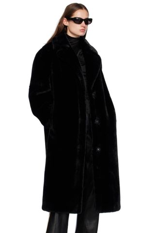 Stand Studio Black Maria Faux-Fur Coat