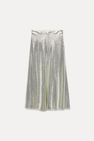 Sequin Midi Skirt Zw Collection