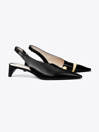 tory burch, Pierced Slingbacks