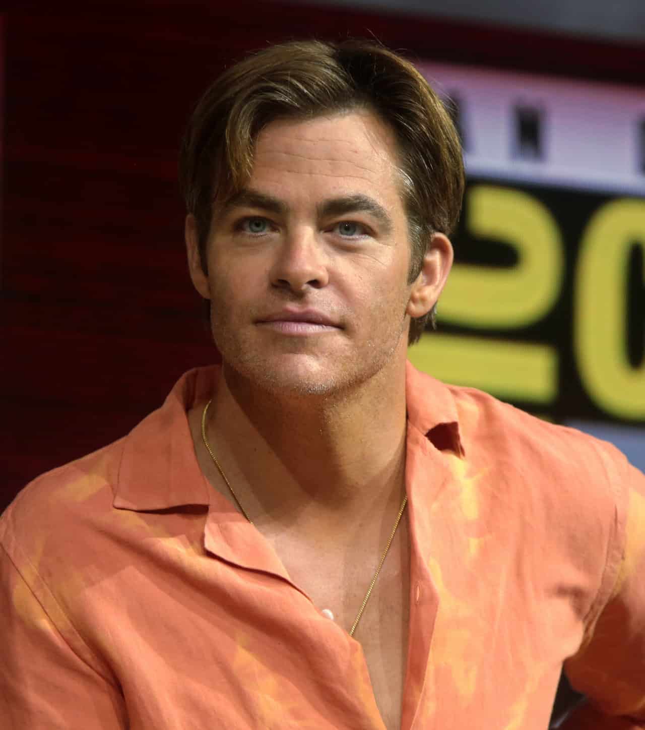 Chris Pine at the 2018 San Diego Comic Con International for Wonder Woman 1984