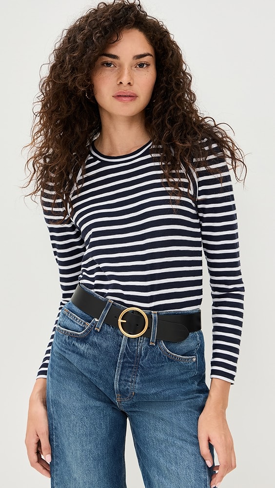 Veronica Beard Jean Mason Baseball Tee