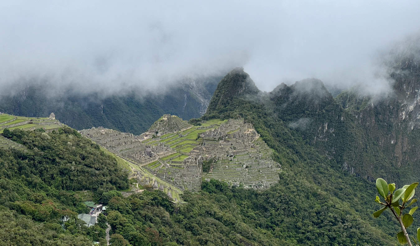 A scenic vista on the Inca Trail to Machu Picchu