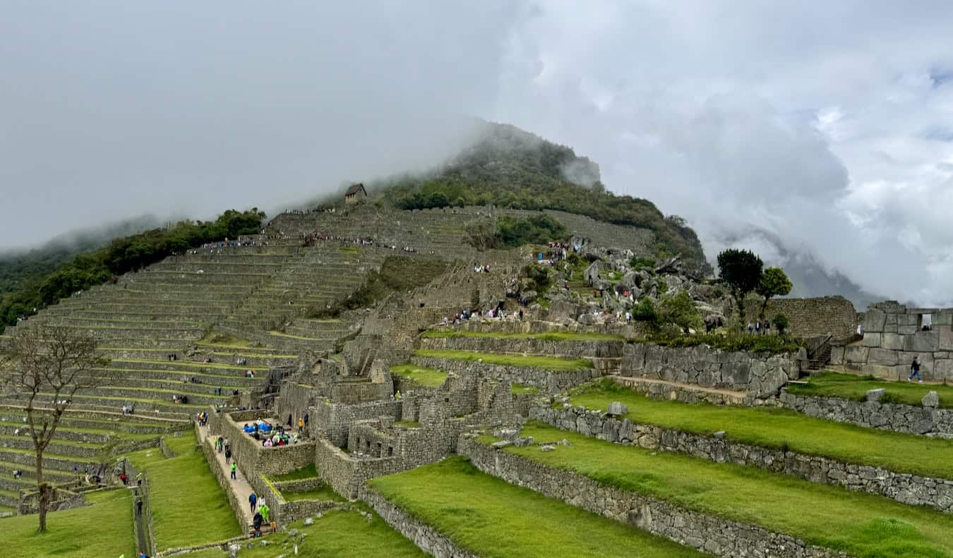 A scenic vista on the Inca Trail to Machu Picchu