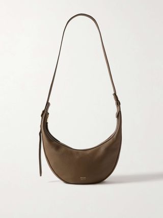 Augustina Small Textured-Leather Shoulder Bag