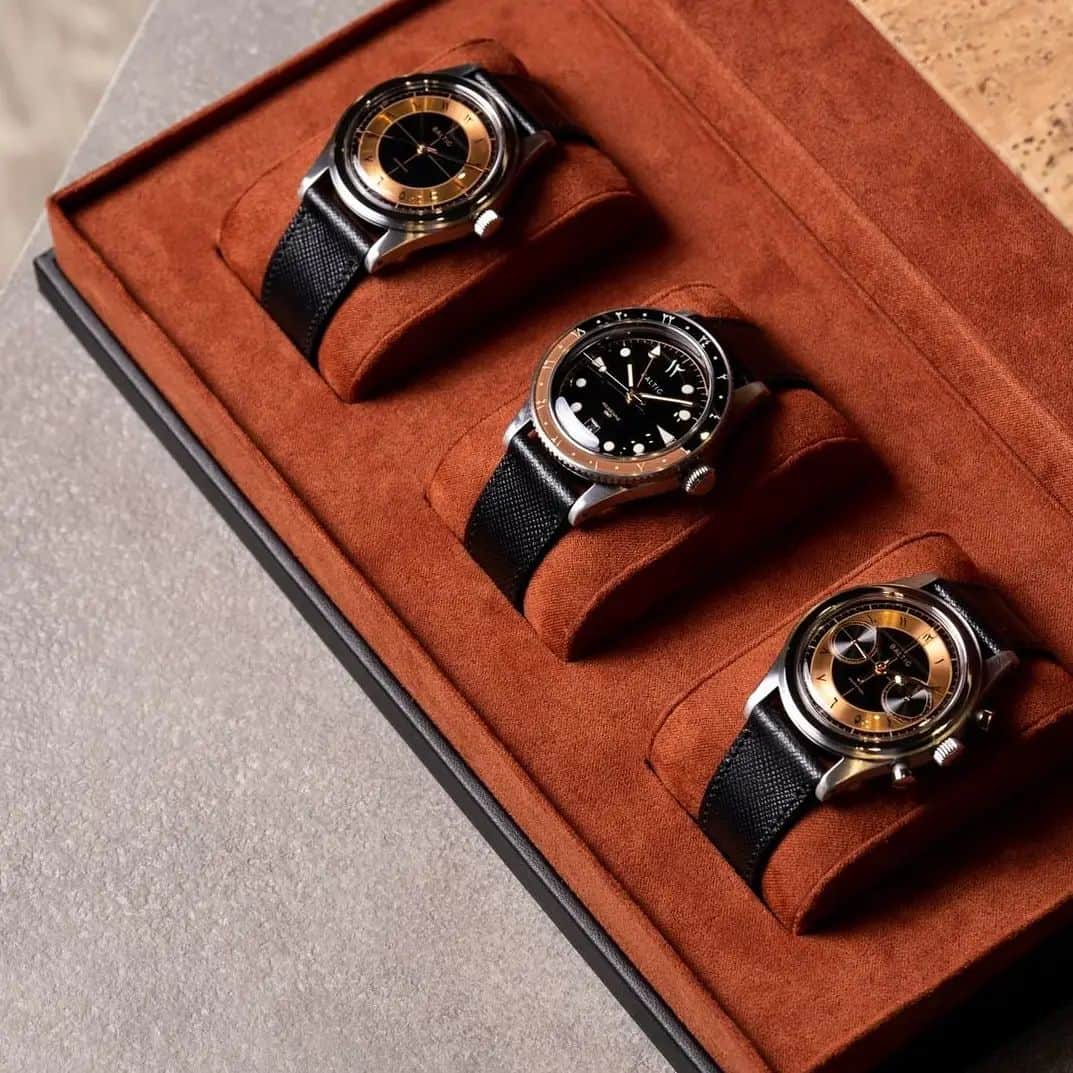 a collection of titanium watches by baltic watches