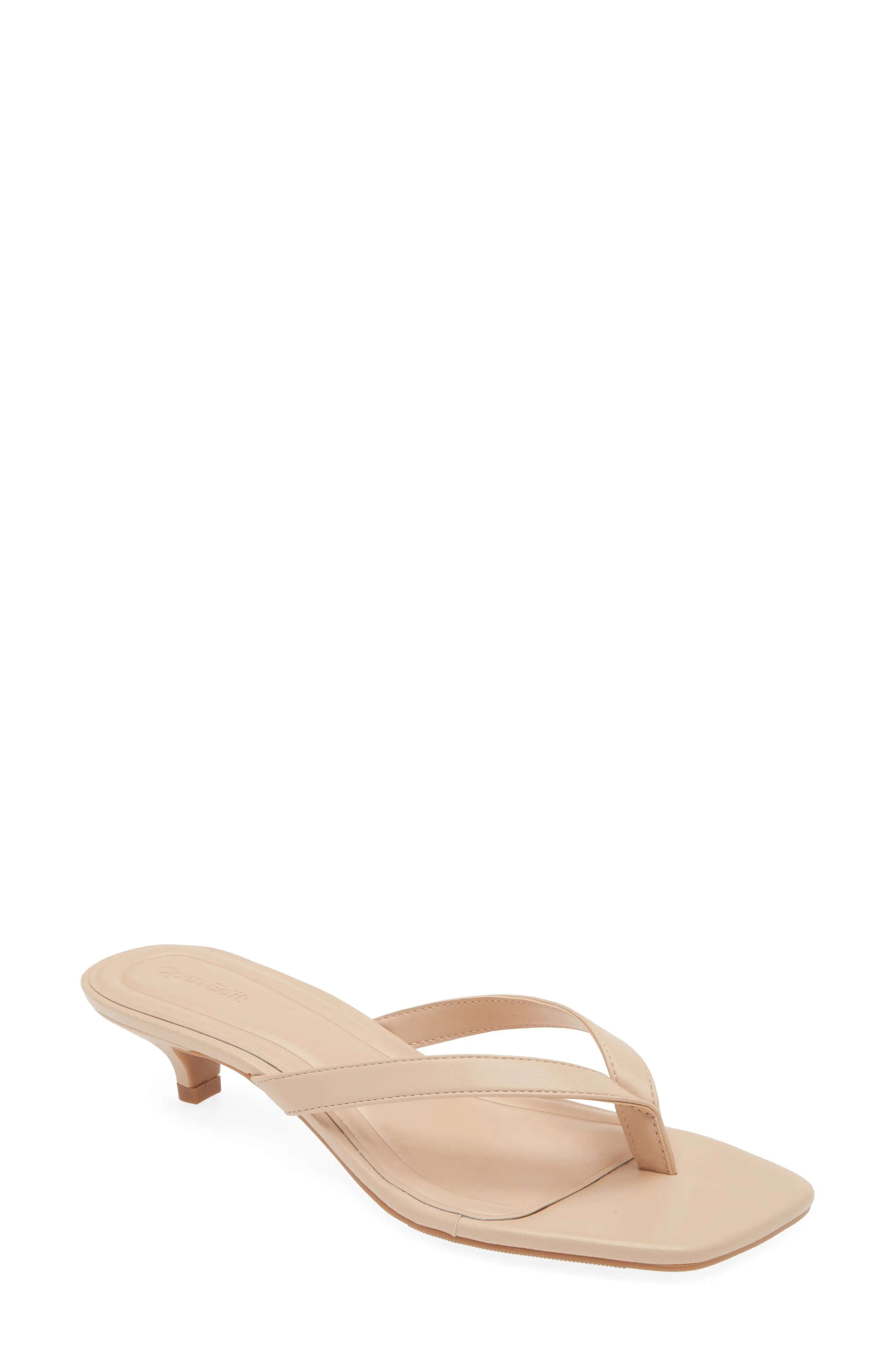 Open Edit, Tori Kitten Heel Sandal