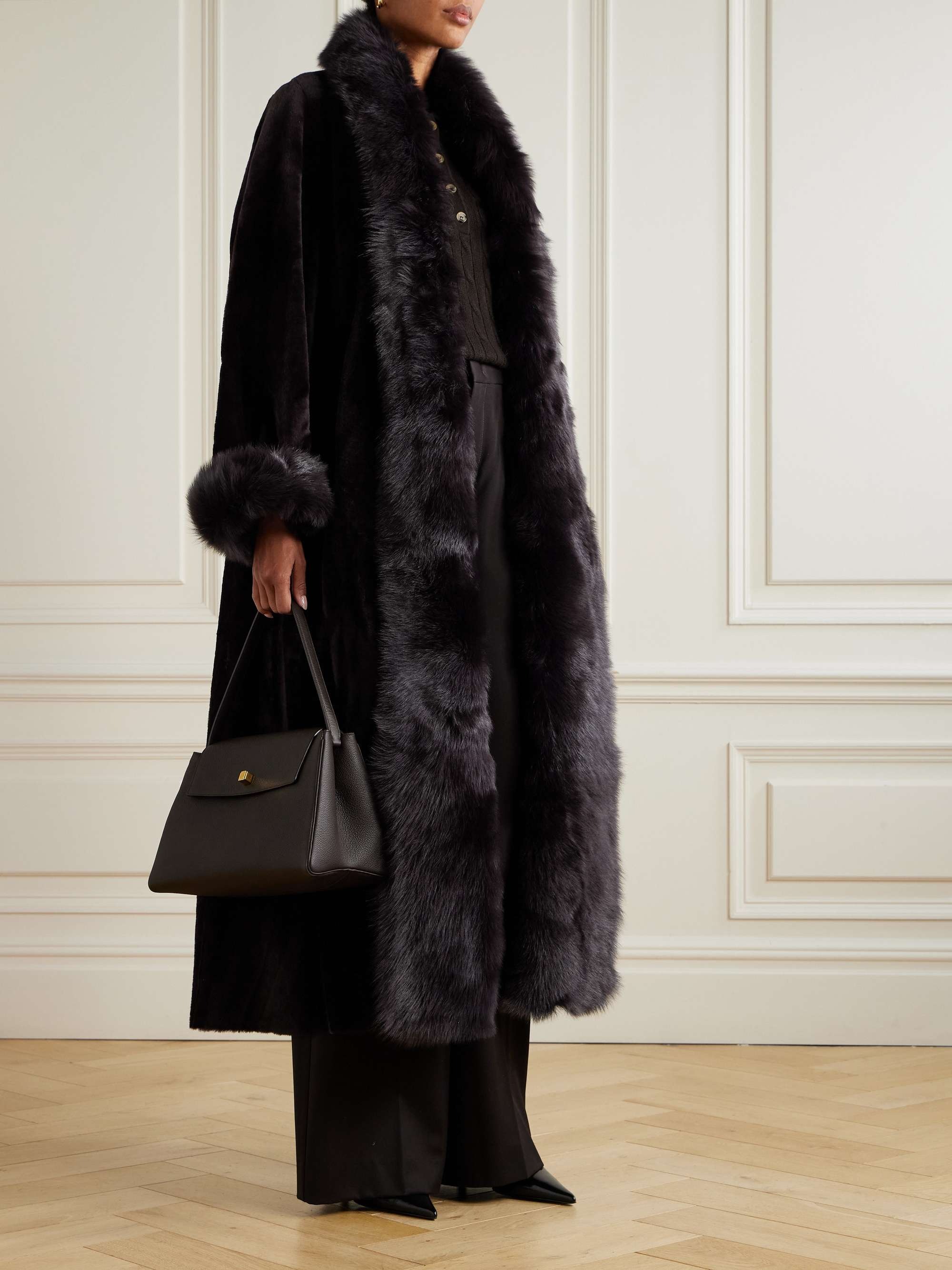Nour Hammour, Sima shearling coat