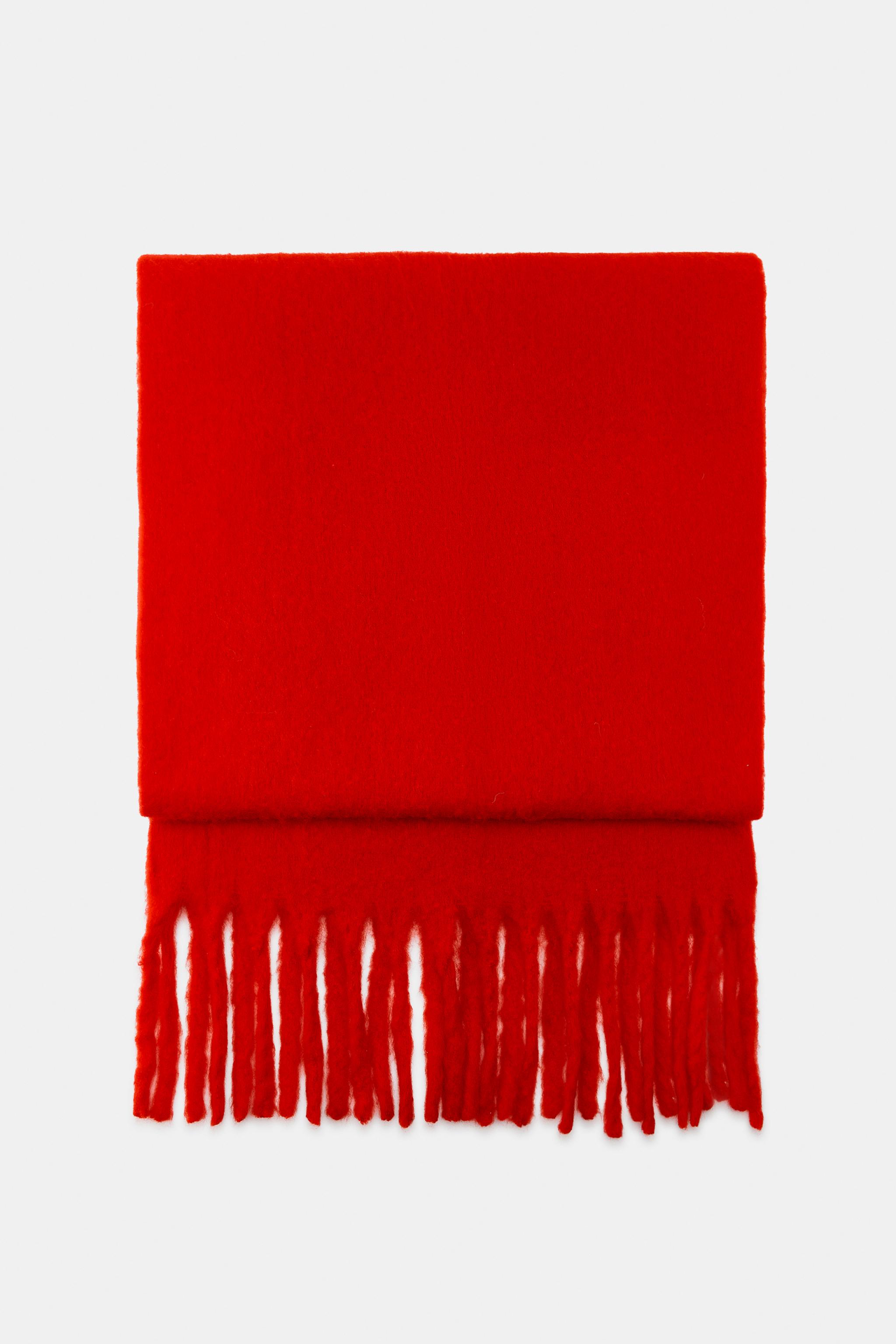 Plain Fringed Scarf
