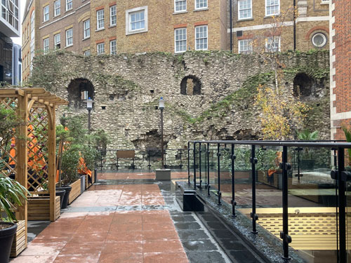 Roman Wall at the Leonardo Royal Hotel